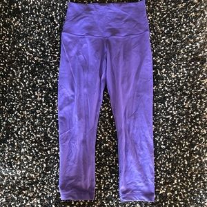🍋💜Lululemon wonder under mid length high waisted